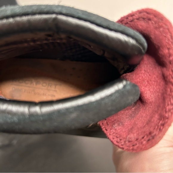 Rockport Cobb Hill Brunswick Alpine Leather Lace Up  Bootie Black Size 6.5 - Picture 5 of 9